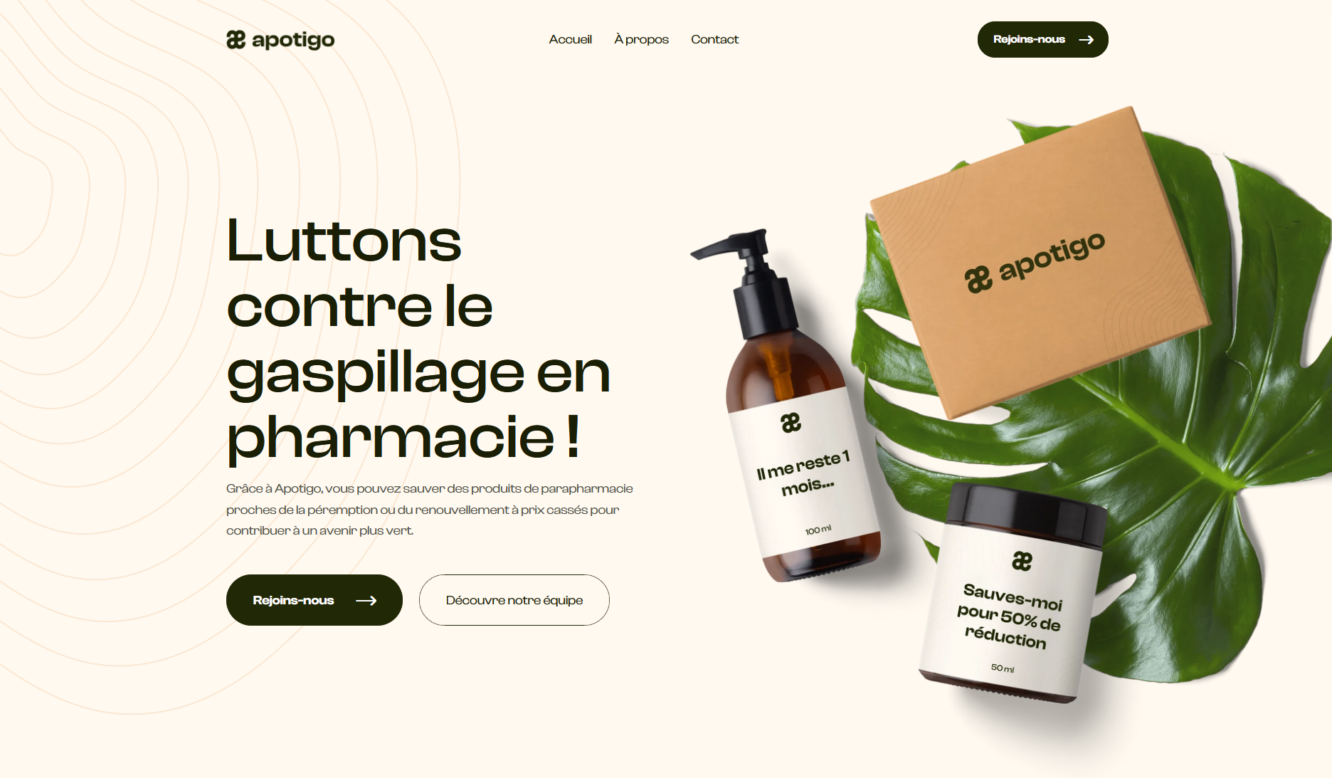 Aperçu du projet Apotigo — Pharmaceutical Waste Reduction